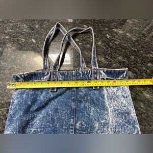 Vintage Acid Wash Jeans Bag
